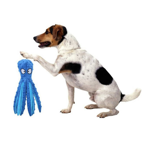 Octopus Shape Soft Plush Squeaky Toy