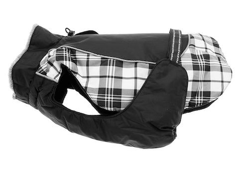 Alpine All Weather Coat BLACK & WHITE Plaid