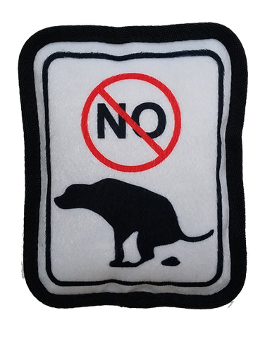 Bark Appeal Plush Toy "No Pooping"
