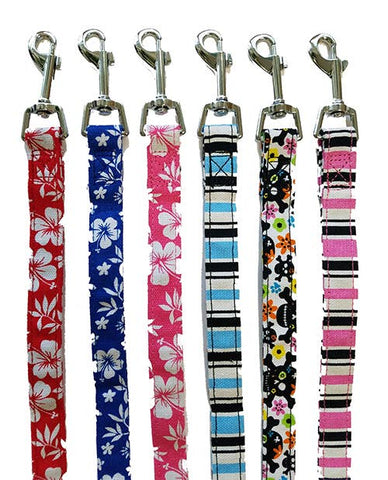 Bark Appeal Matching Canvas Leashes for Specialty Style Harnesses
