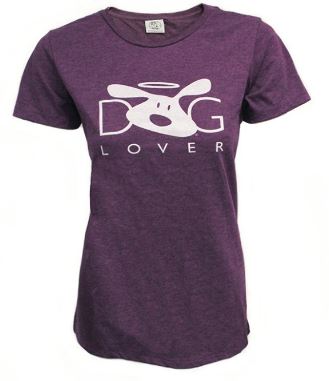 Dog Is Good (DIG) Dog Lover's Purple Women's Tee
