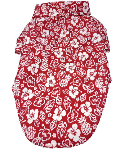 Hawaiian Camp Shirt - Aloha Red