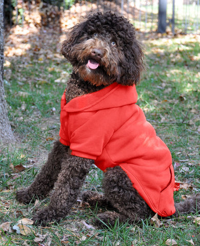 Flex-Fit Dog Hoodie - Red