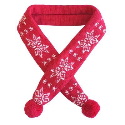 Red Snowflake Scarf