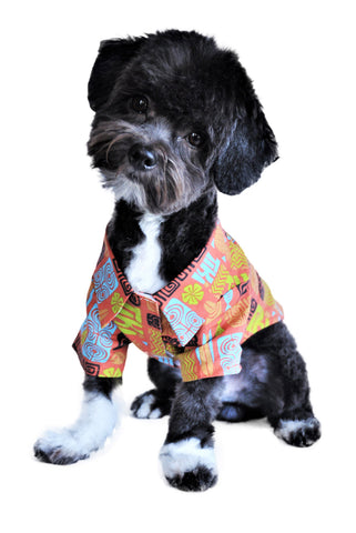 Tiki Hawaiian Camp Shirt