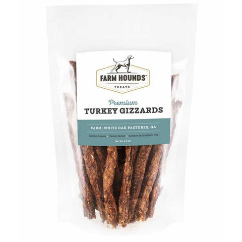 Farm Hounds Pasture Raised Turkey Gizzard Treats