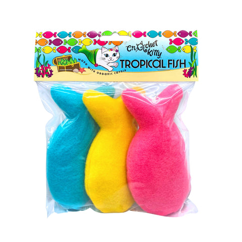 Catnip Tropical Fish 3-Pack