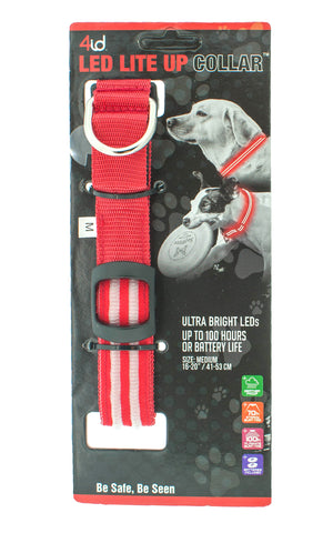 LED Dog Collar Red