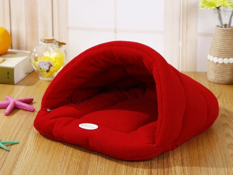 Cave Pet Bed for Cats & Small Dog Breeds