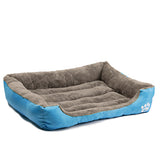 Soft Dog Bed With Paw Emblem