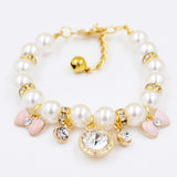 Princess Pearl Pet Necklace For Small Pets