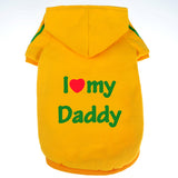 I Love Mommy & Daddy Fleece Hoodie T-Shirt