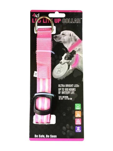 LED Dog Collar Pink